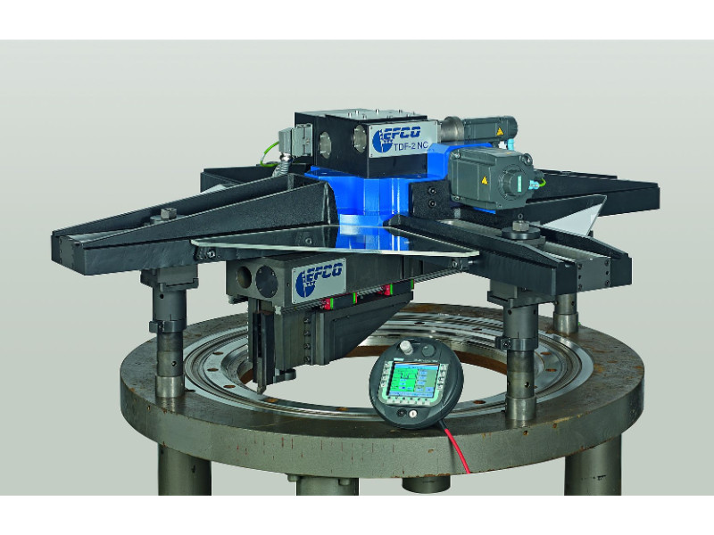 TDF NC port. CNC controlled flange facer EFCO portable CNC machine - TDF NC port. CNC controlled flange facer