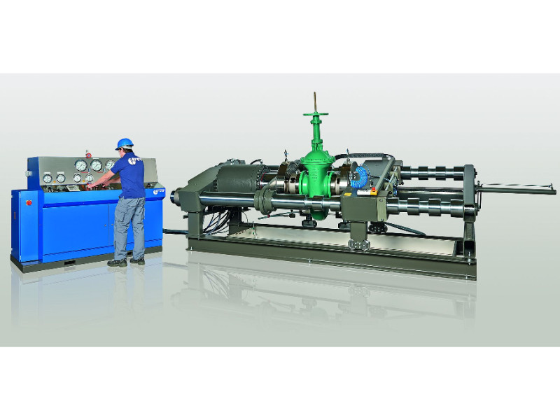 Horizontal Test Bench PS H (200 - 550 t clamping force) EFCO Valve Testbench Horizontal Test Bench PS H (200 - 550 t clamping force)