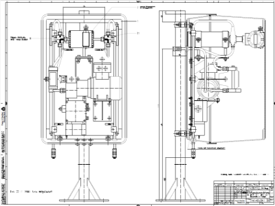cabinet for density and concentration measurement
