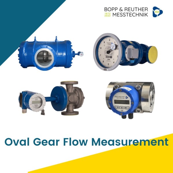 Oval Gear FLowmetering Bopp & Reuther Messtechnik