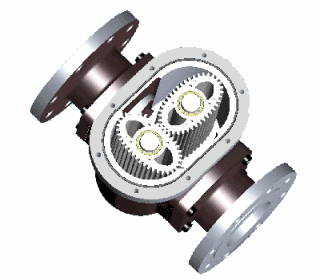 Bopp & Reuther Messtechnik Oval Gear working principle