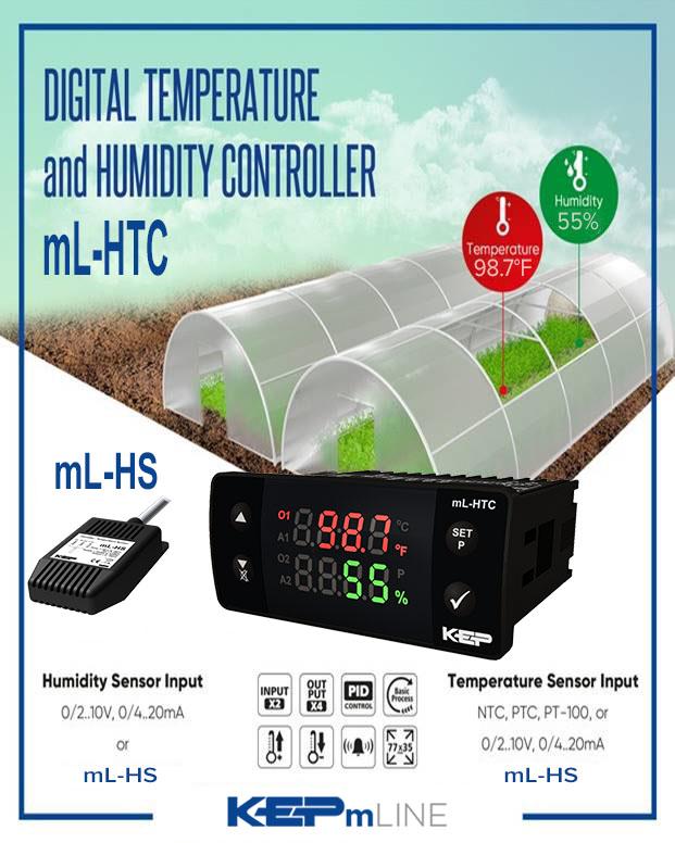 mL HTC KEP digital temperature and humidity controller