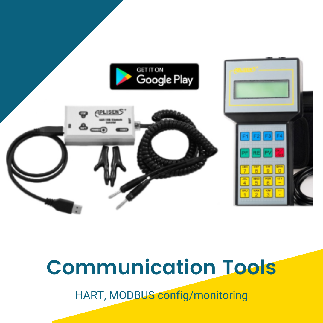 Aplisens Communication Tools for HART, Modbus Configuration and Data exchange, Monitoring