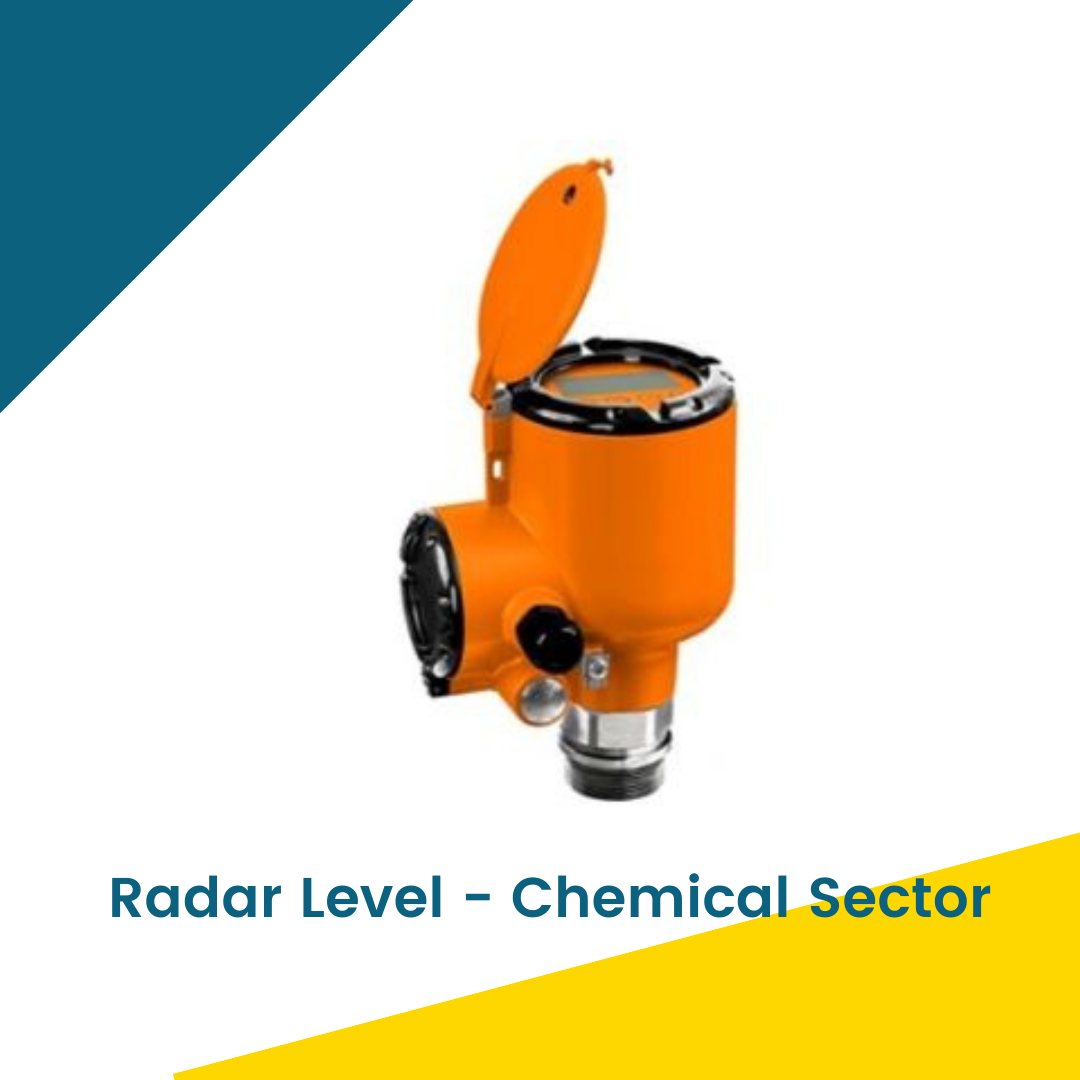 Hycontrol FMCW Radar  RF Series 80 GHz Radar for chemical appliations: vapour, corrosiveness, condensation 