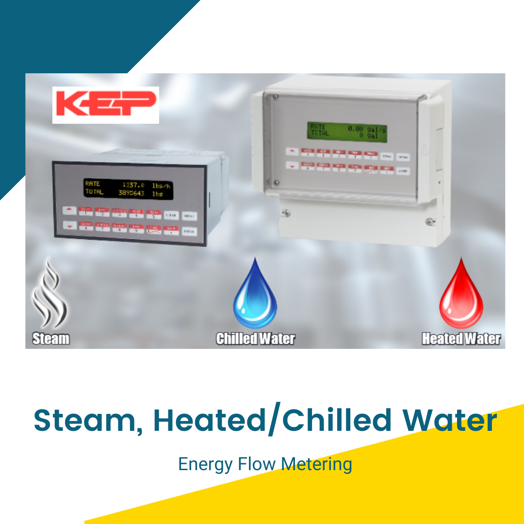 KEP Energy Flow Metering for hot, chilled water, steam